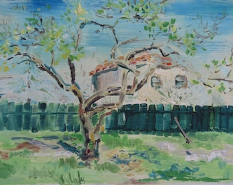 Impressionist Oil Painting/ Cottage Paintings/ Farmhouse Paintings