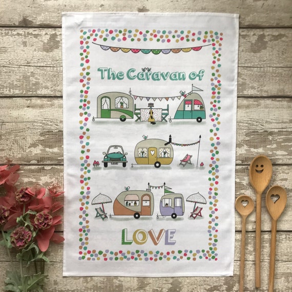 Tea Towel - Caravan of Love