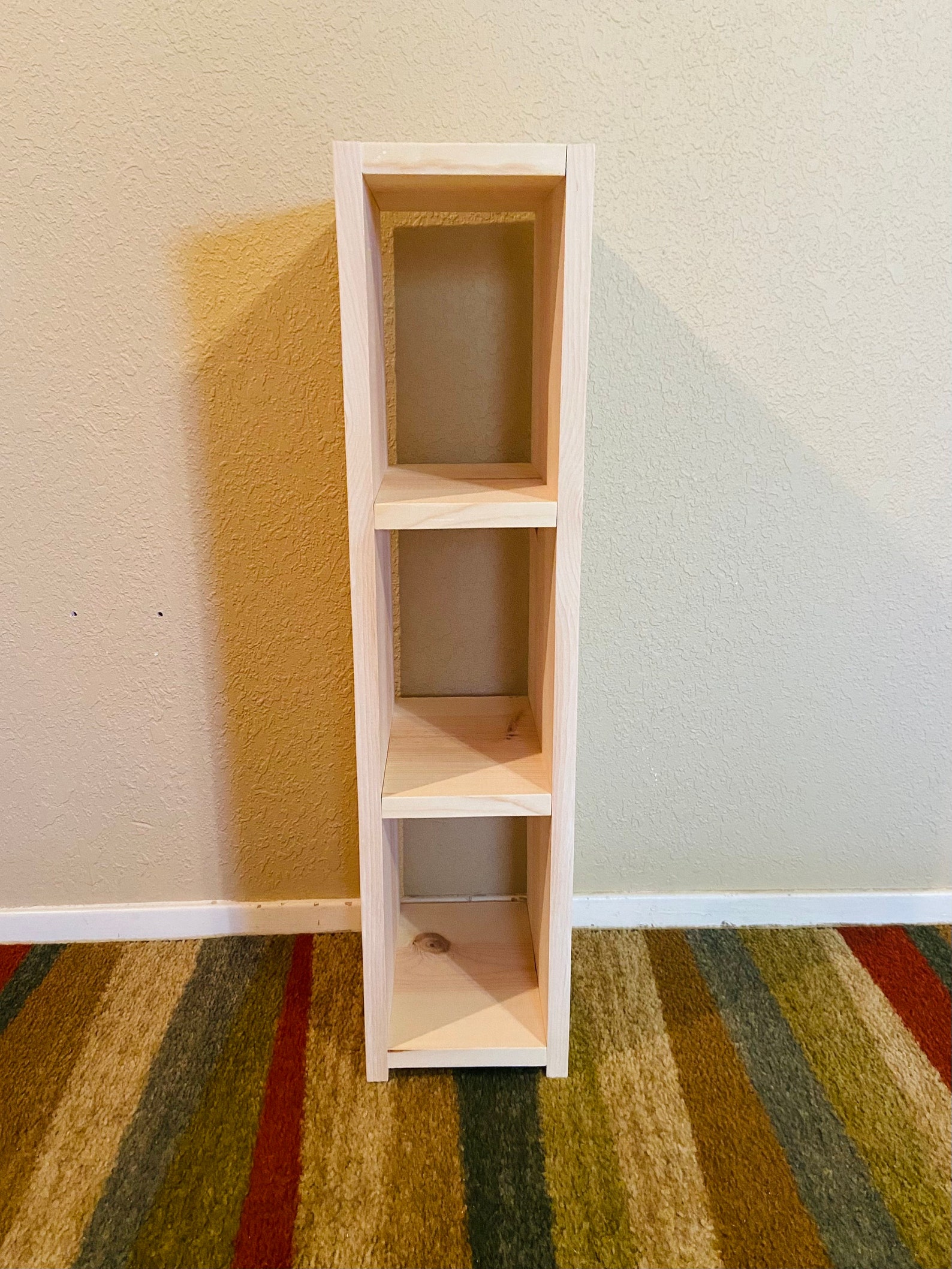 30 Narrow Deep Bookshelf Assembled Cottage/farmhouse/modern Etsy