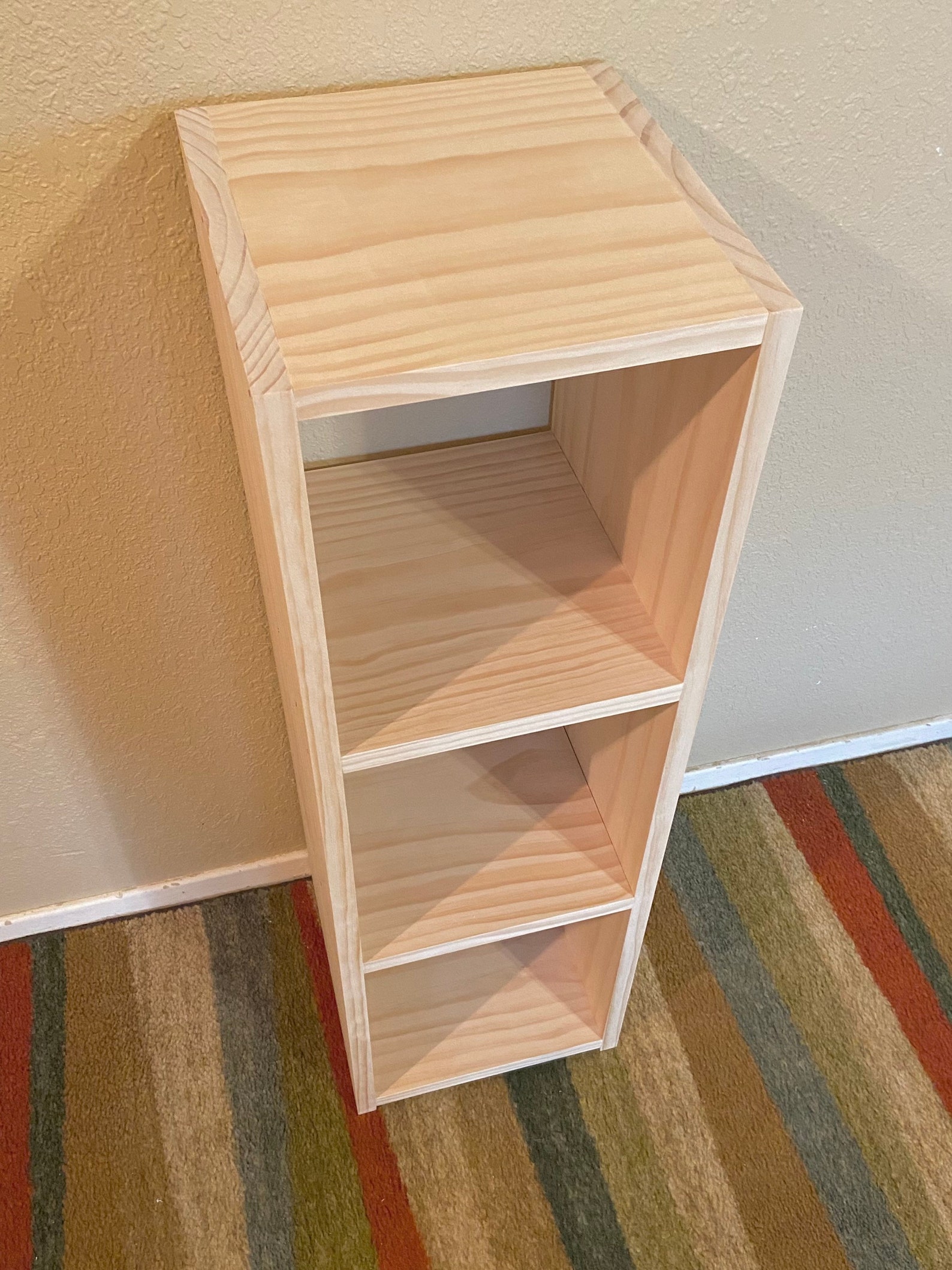 3FT Narrow Deep Bookshelf Assembled Cottage Farmhouse/modern Etsy