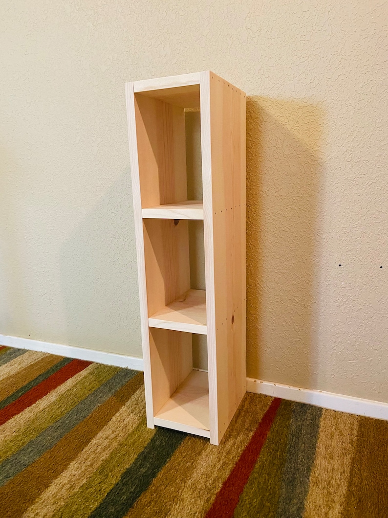 30 Narrow Deep Bookshelfassembledcottage/farmhouse/modern Etsy