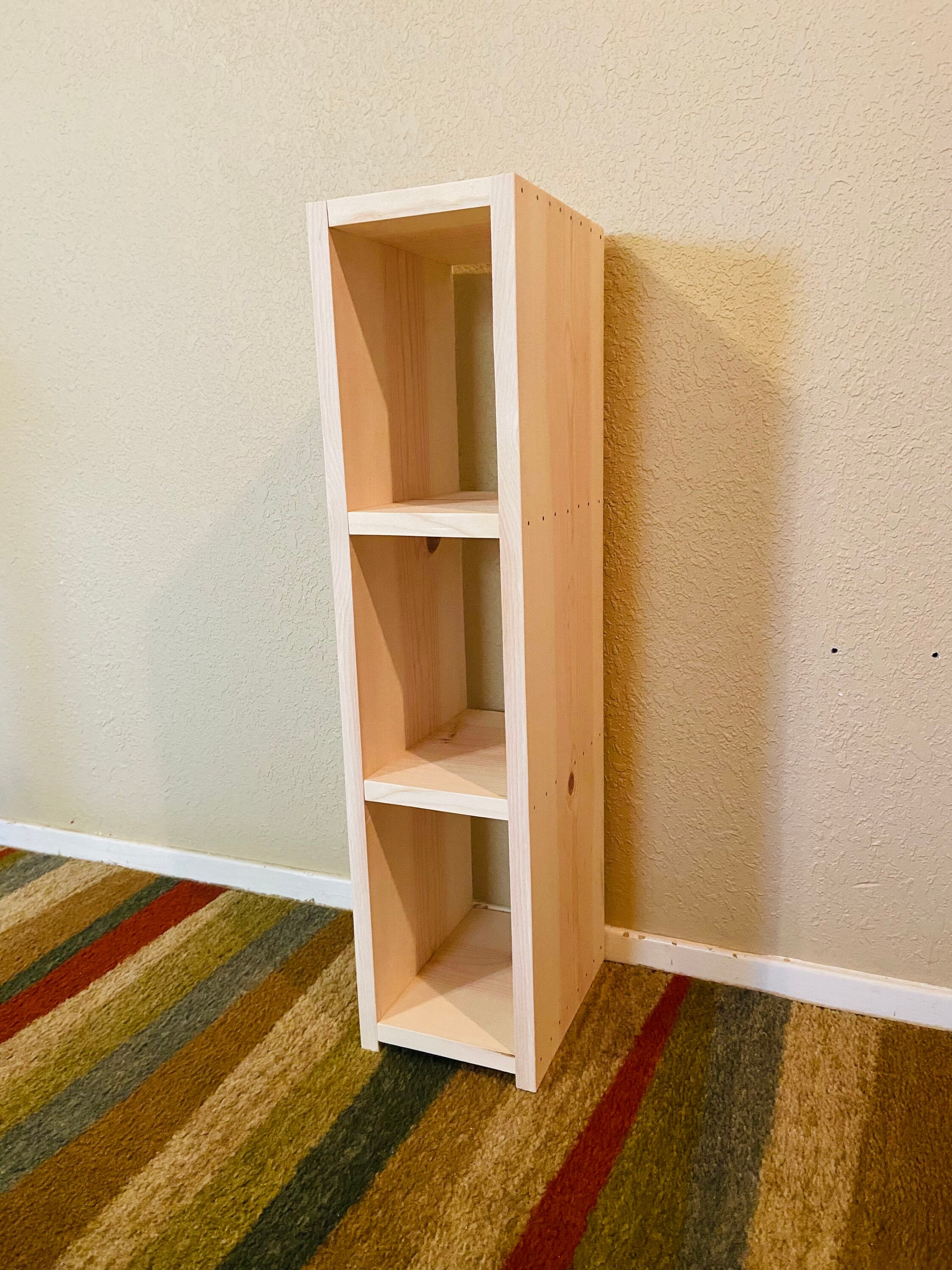 30 Narrow Deep Bookshelfassembledcottage/farmhouse/modern Etsy