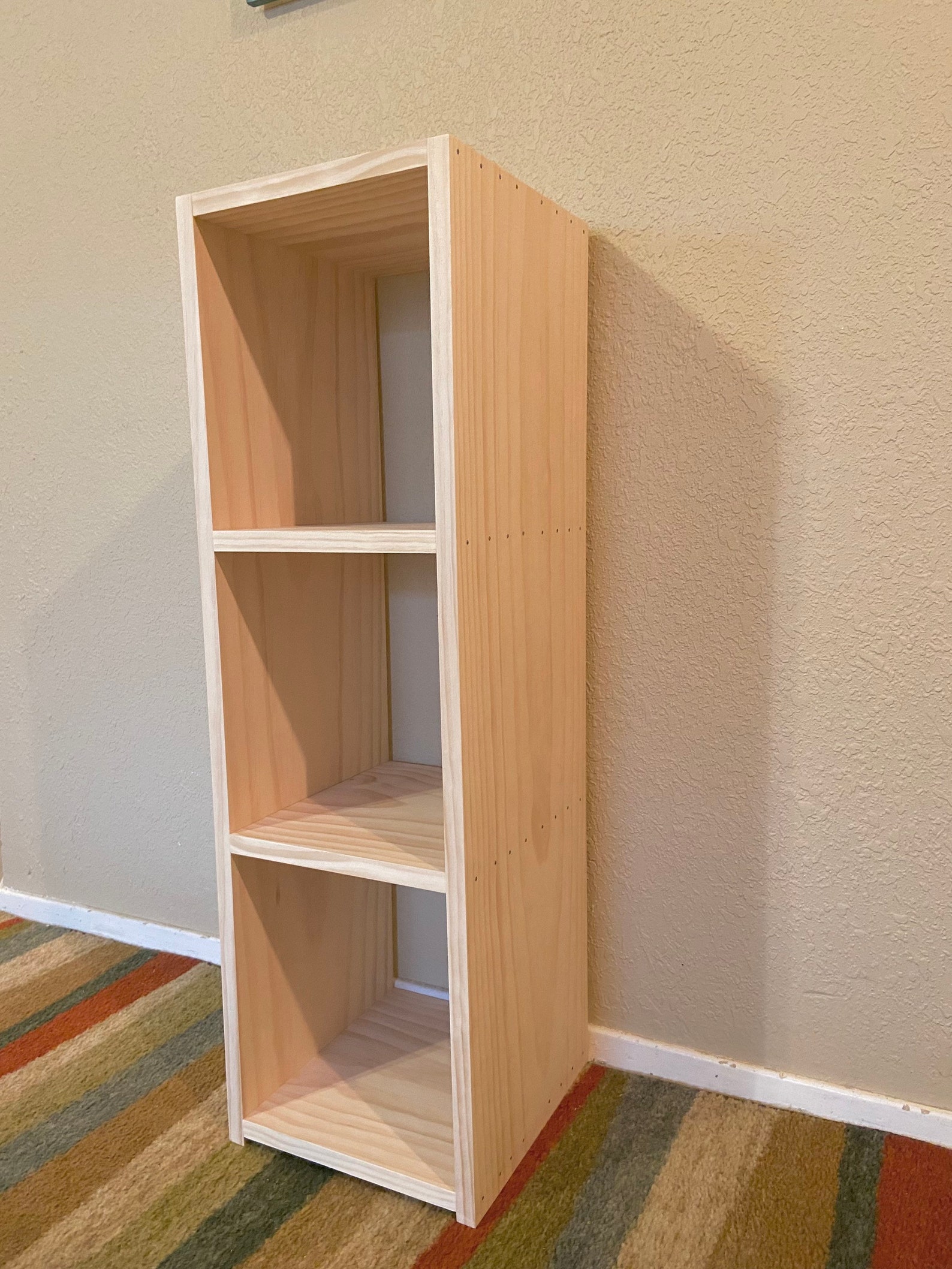 3FT Narrow Deep Bookshelf Assembled Cottage Farmhouse/modern Etsy