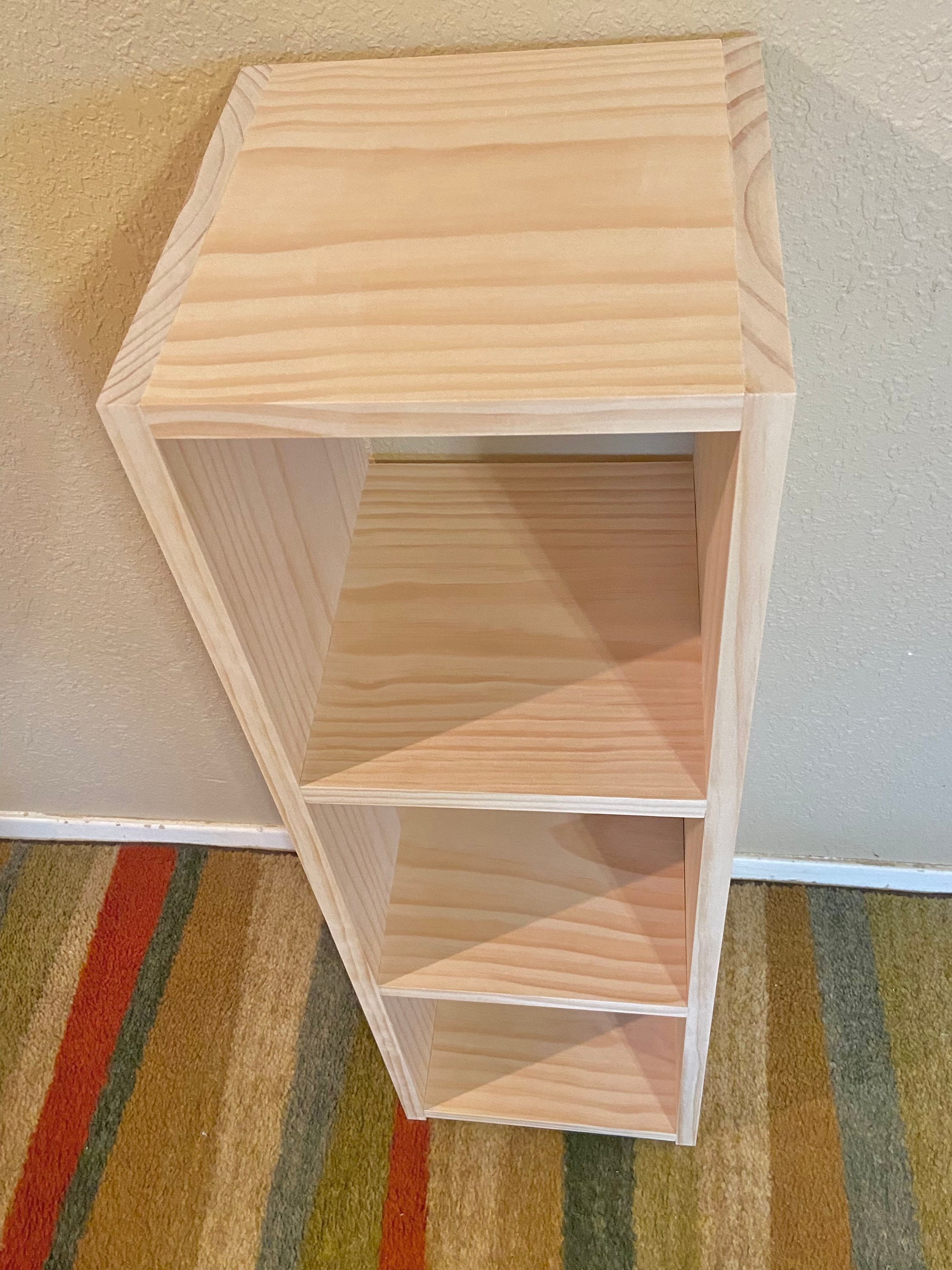 3ft Narrow Deep Bookshelf Assembled Cottage Farmhouse/modern Etsy