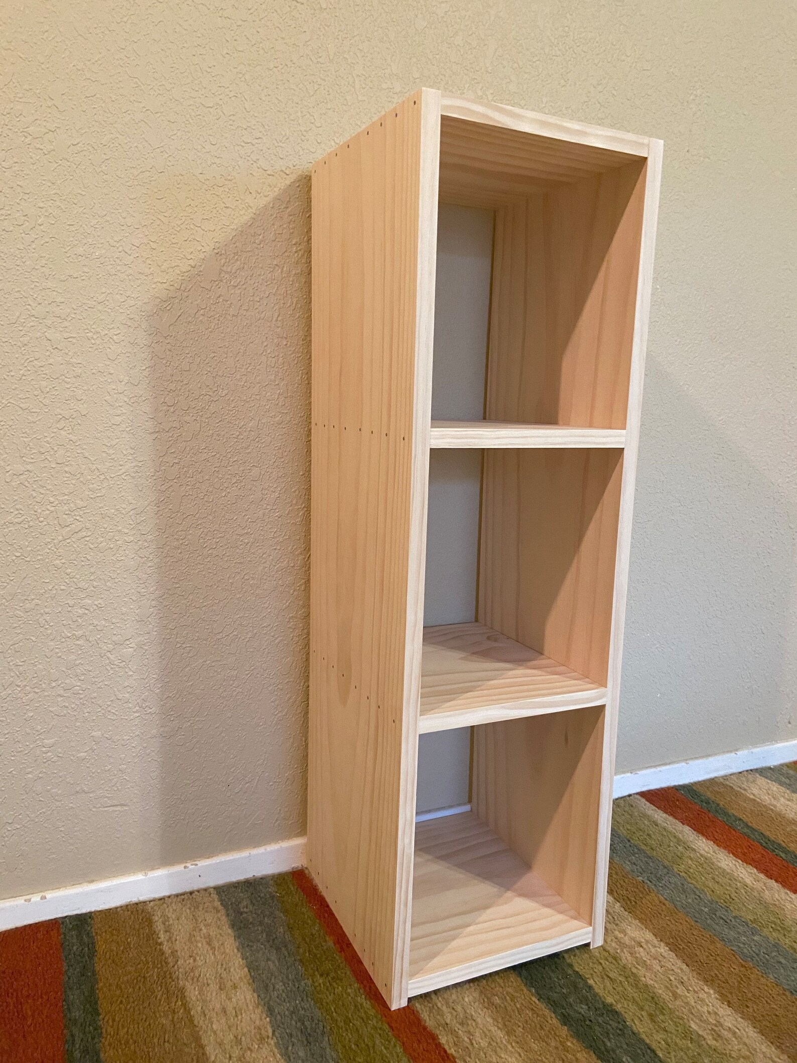 3FT Narrow Deep Bookshelf Assembled Cottage Farmhouse/modern Etsy