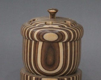 Available Now! Tool Block - Tigerwood SpectraPly - Acorn Cut