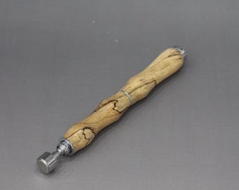 Available Now- Telescoping Magnetic Wand - Spalted Tamarind