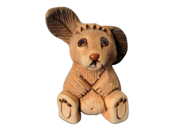 Artesania Rinconada Baby Wild Rabbit #155  Vintage Bunny Figurine