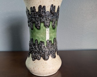 Bay Keramik West German Pottery Fat Lava Vase