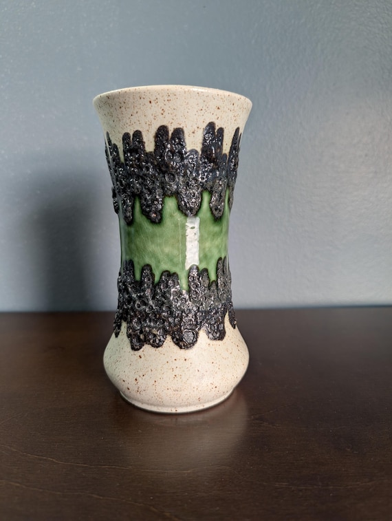 Bay Keramik West German Pottery Fat Lava Vase