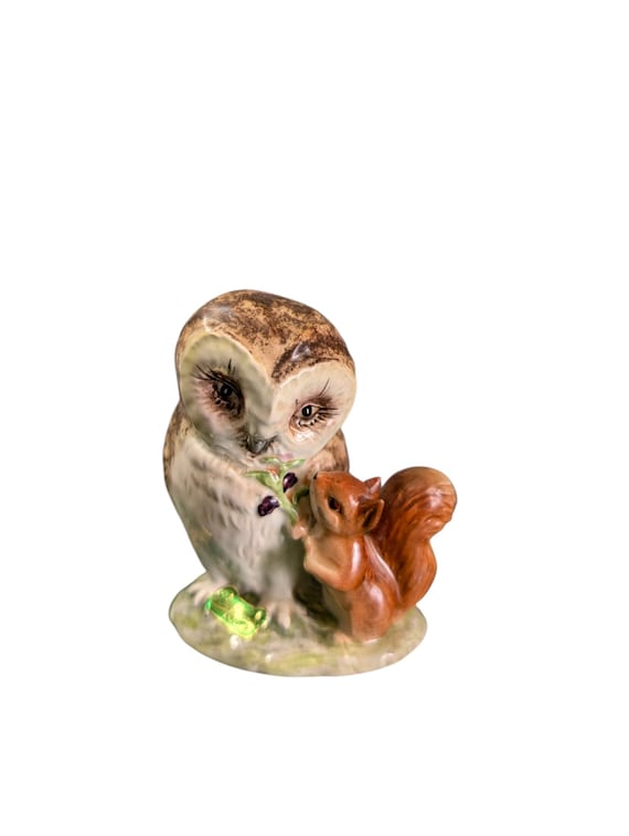 Vintage Beatrix Potter Old Mr. Brown Figurine