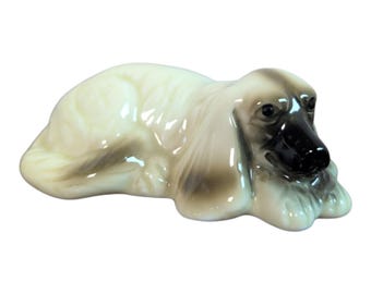 Vintage Ceramic Afghan Hound Figurine