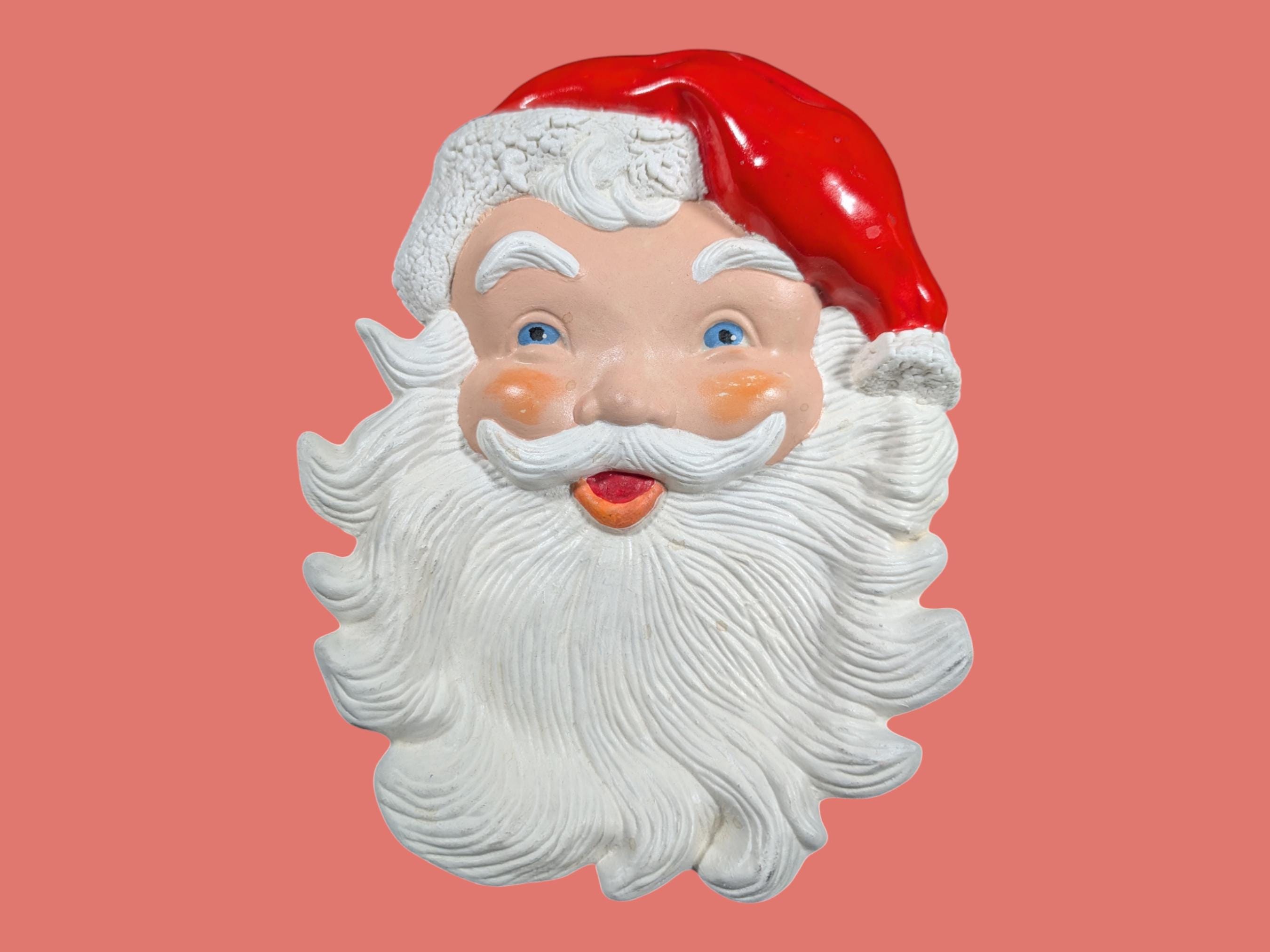 サンタクロース　ビンテージ　壁掛け Vintage Santa Wall Hanger - Etsy
