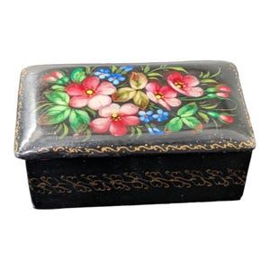 Russian Lacquer Wood Box
