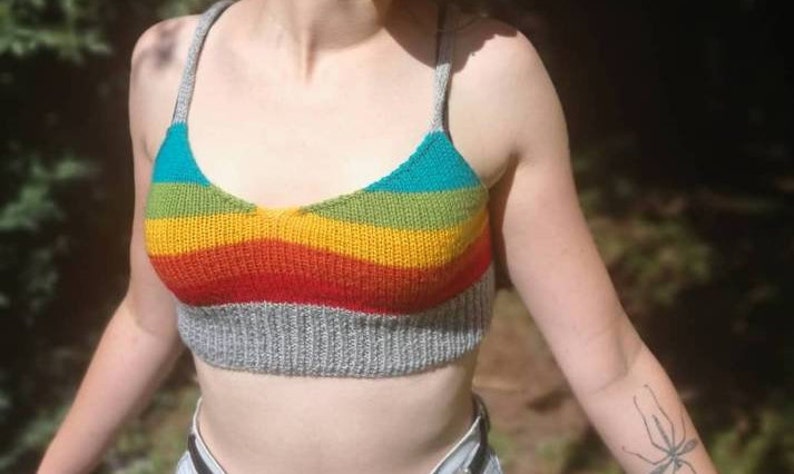 colourful bralette