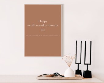 Friends Thanksgiving Phoebe Print - DIGITAL DOWNLOAD