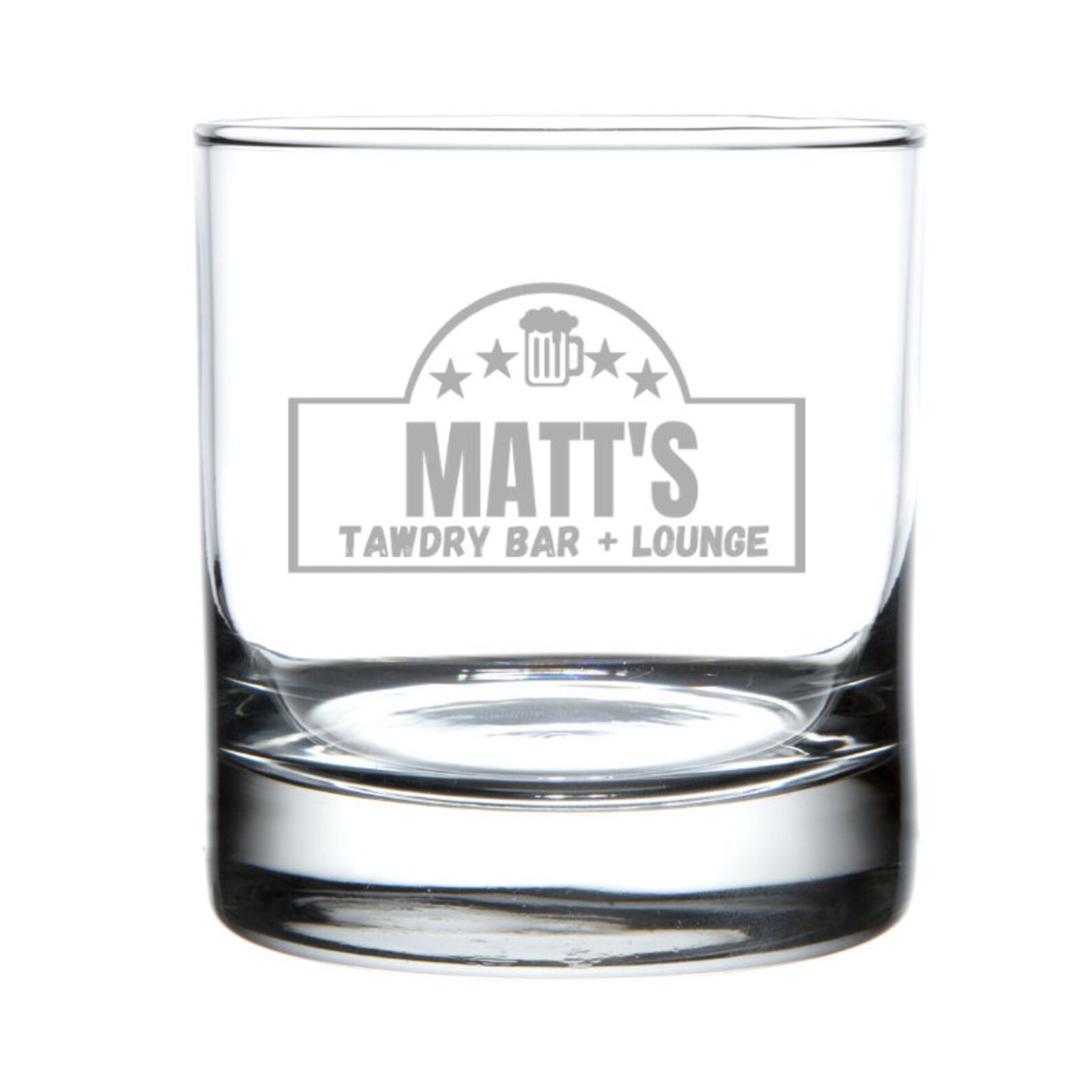 Personalized Bar Logo Glasses Custom Bar & Pub Glasses Old Etsy
