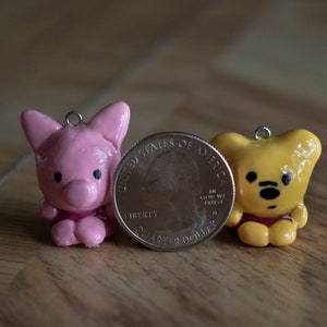 Winnie the Pooh Character Charms