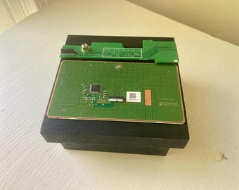 Upcycled Real Circuit Board Decorative Box / Circuit Board Mosaic Box / Black and Green / 4 x 4 x 2 Inches