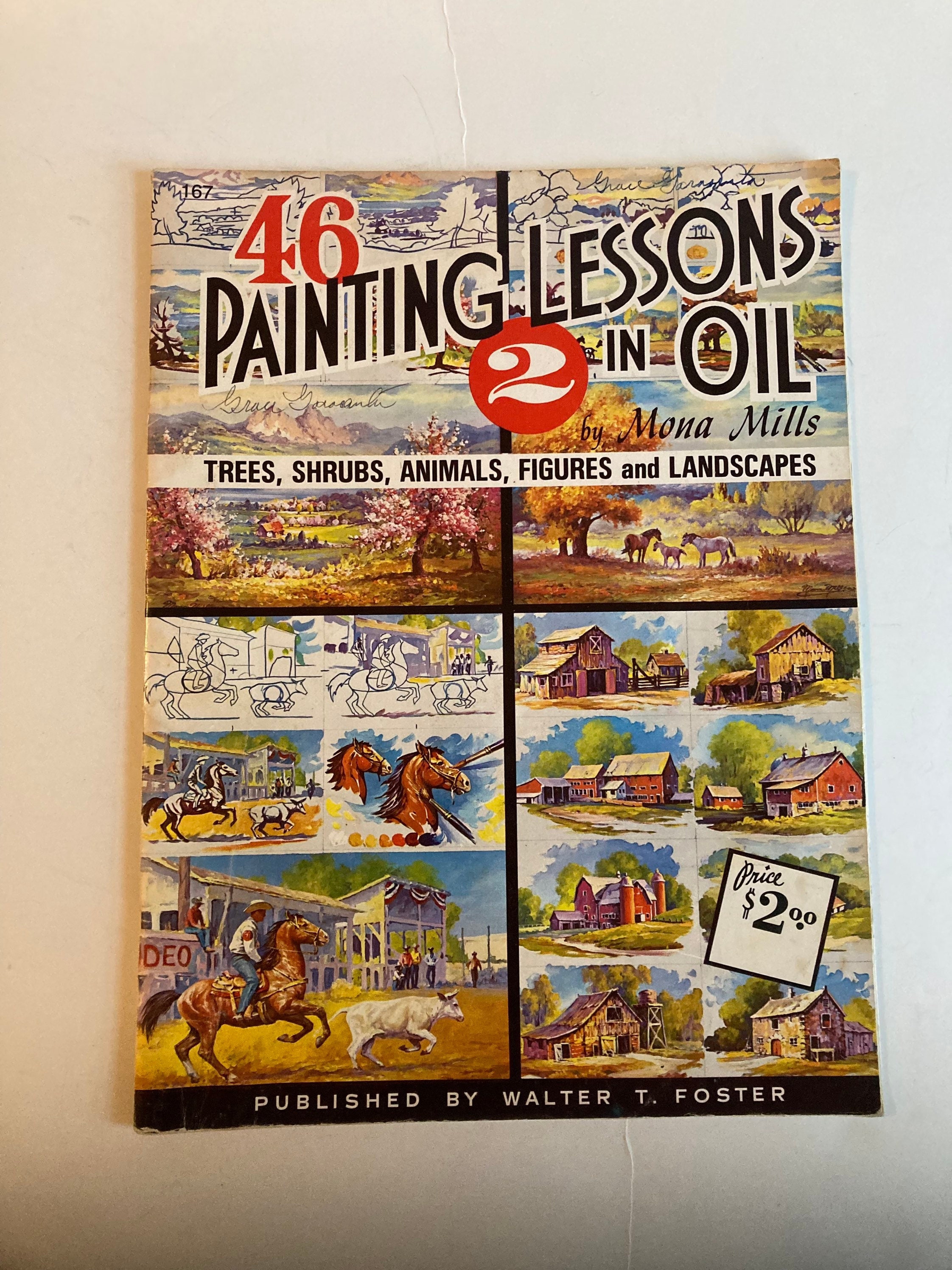 Vintage how to Draw and Paint Art Book / 46 Etsy