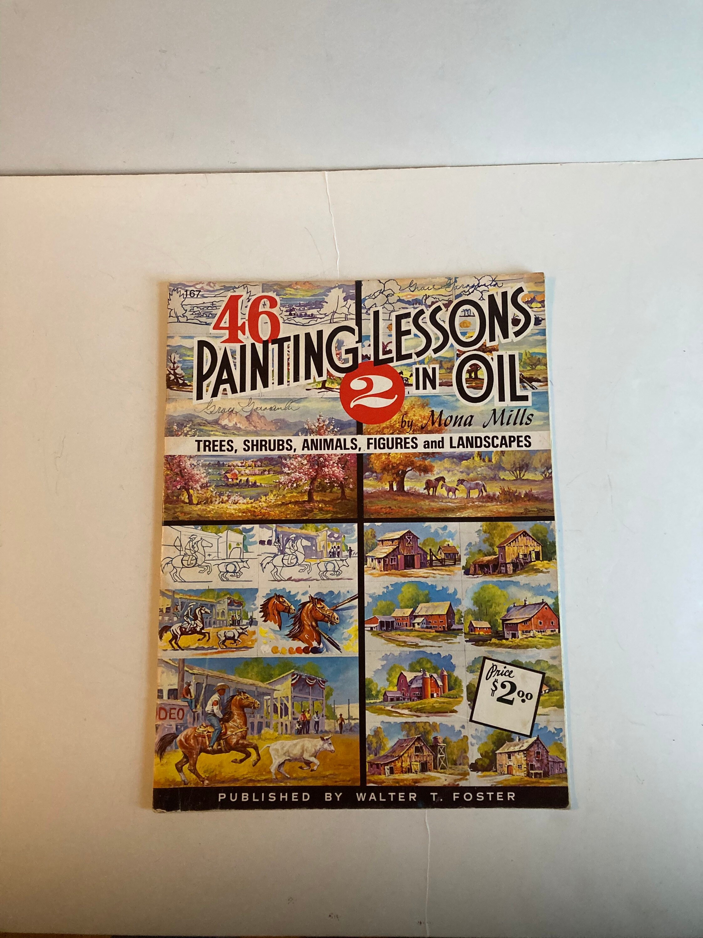 Vintage how to Draw and Paint Art Book / 46 Etsy