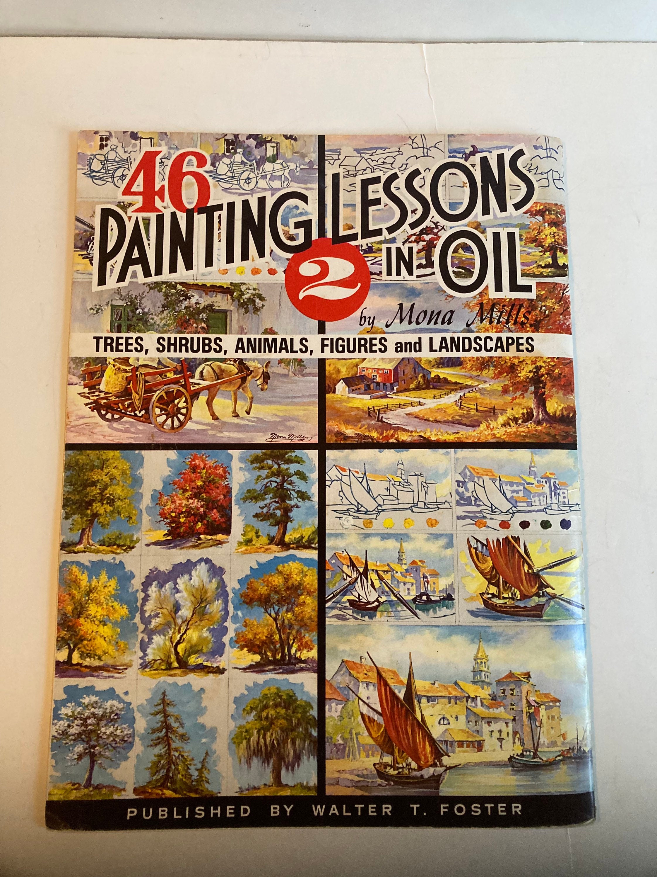 Vintage how to Draw and Paint Art Book / 46 Etsy