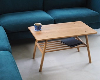 Coffee Table - solid oak mid century design