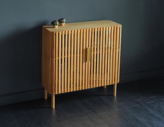 Solid Oak Drinks Cabinet Etsy UK