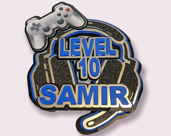 Gamer Cake Topper