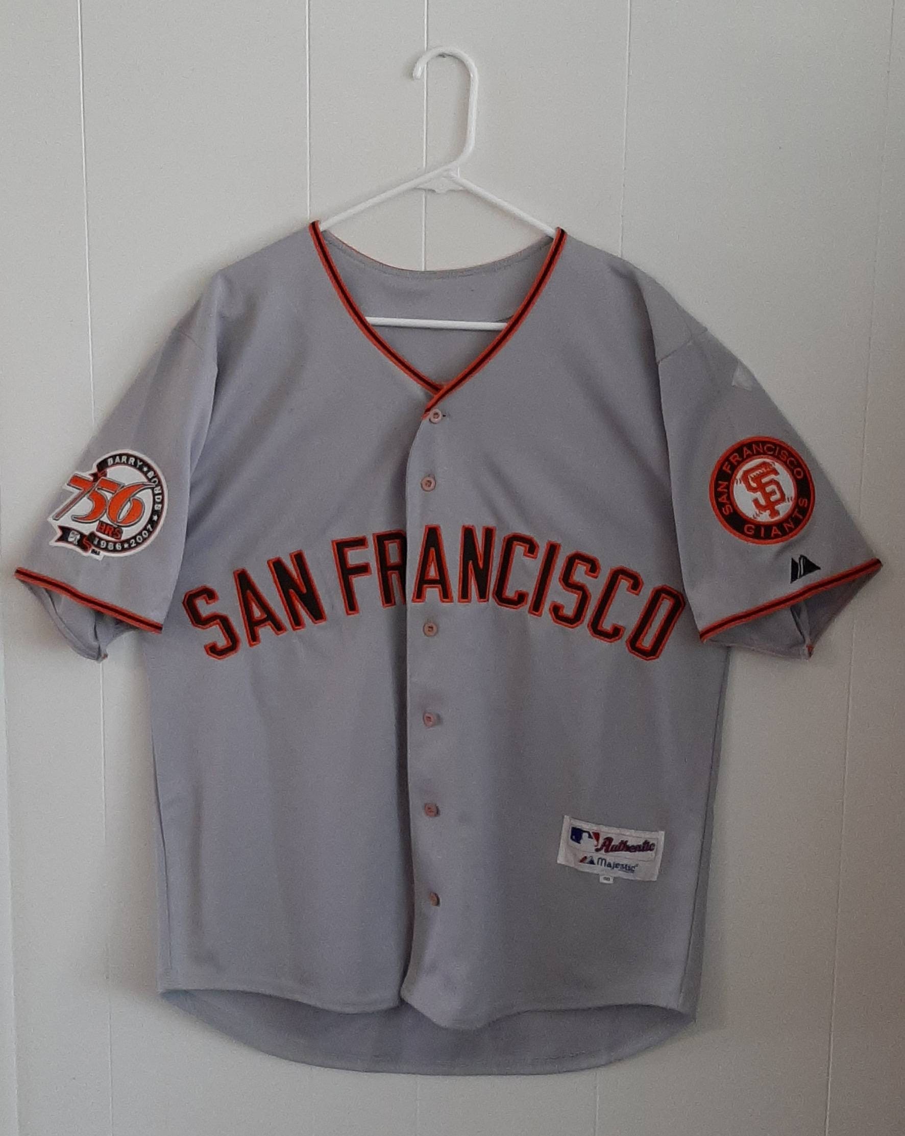 MAJESTIC  SAN FRANCISCO GIANTS 2000's Throwback Customized Baseball  Jersey