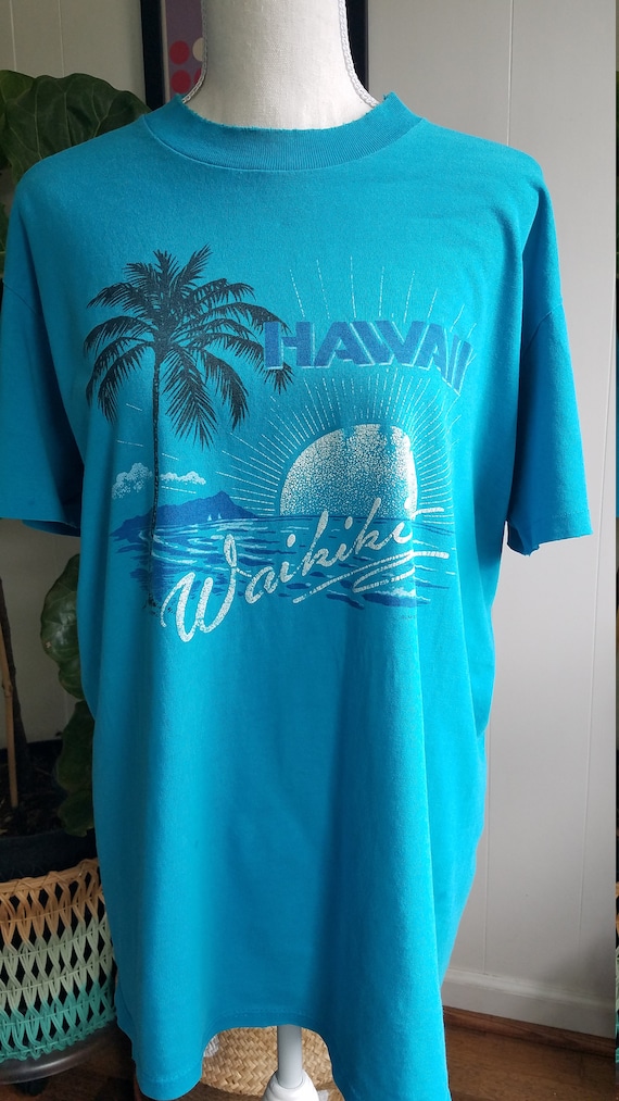 Vintage 80s Waikiki Hawaii T Shirt