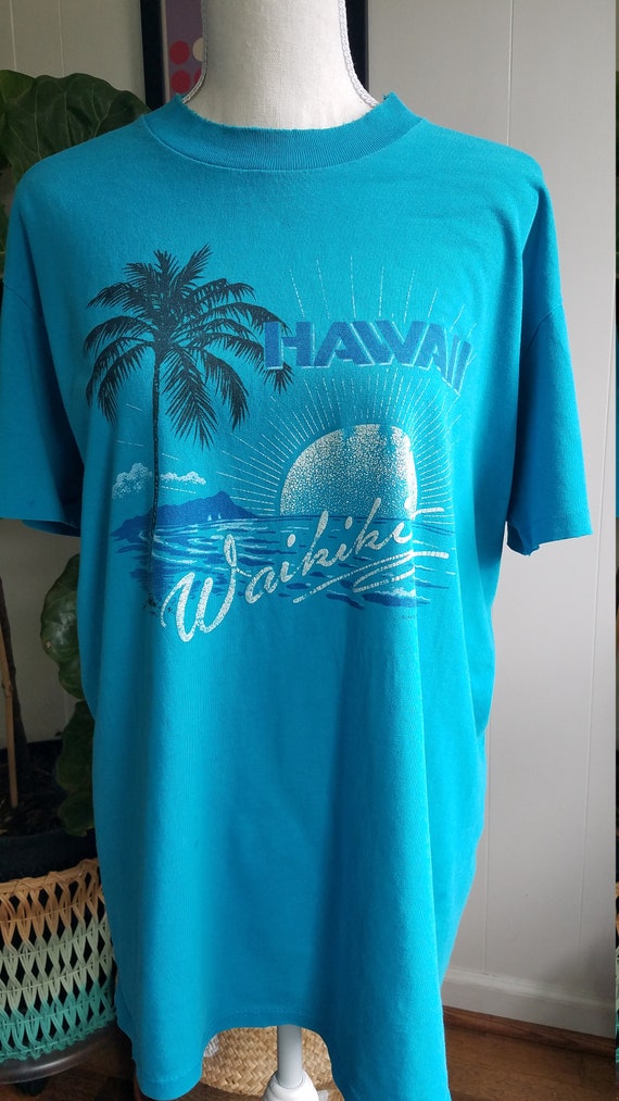 Vintage 80s Waikiki Hawaii T Shirt