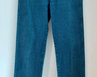 Vintage Wrangler 13MWZ Jeans Teal Wash