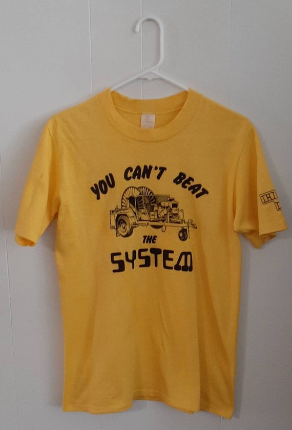 Vintage You Can't Beat the System T Shirt