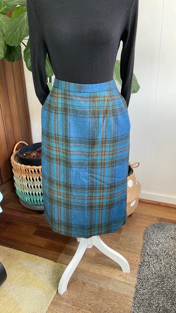 Vintage Wool Pendleton Skirt