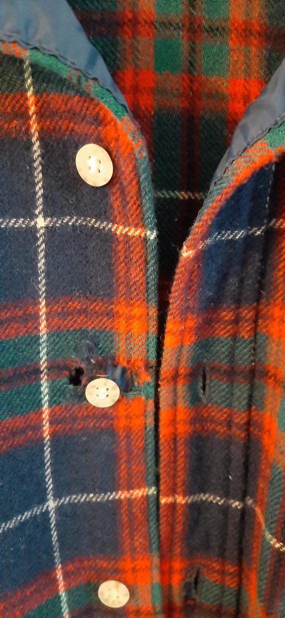 Vintage Pendleton Lobo Elbow Patch Wool Shirt - image 5