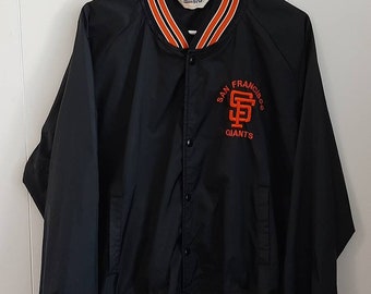 Vintage Y2K Nike SF Giants Baseball Embroidered Spell Out Zip up