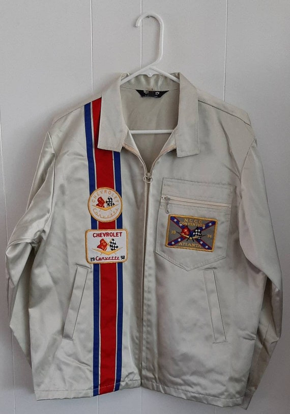本当に信頼出来る商品 Corvette Hadley Bob Vintage Racing Etsy - Jacket ナイロンジャケット