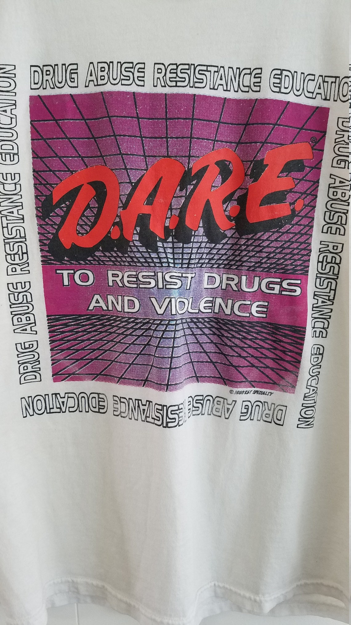 Vintage DARE T Shirt - Etsy