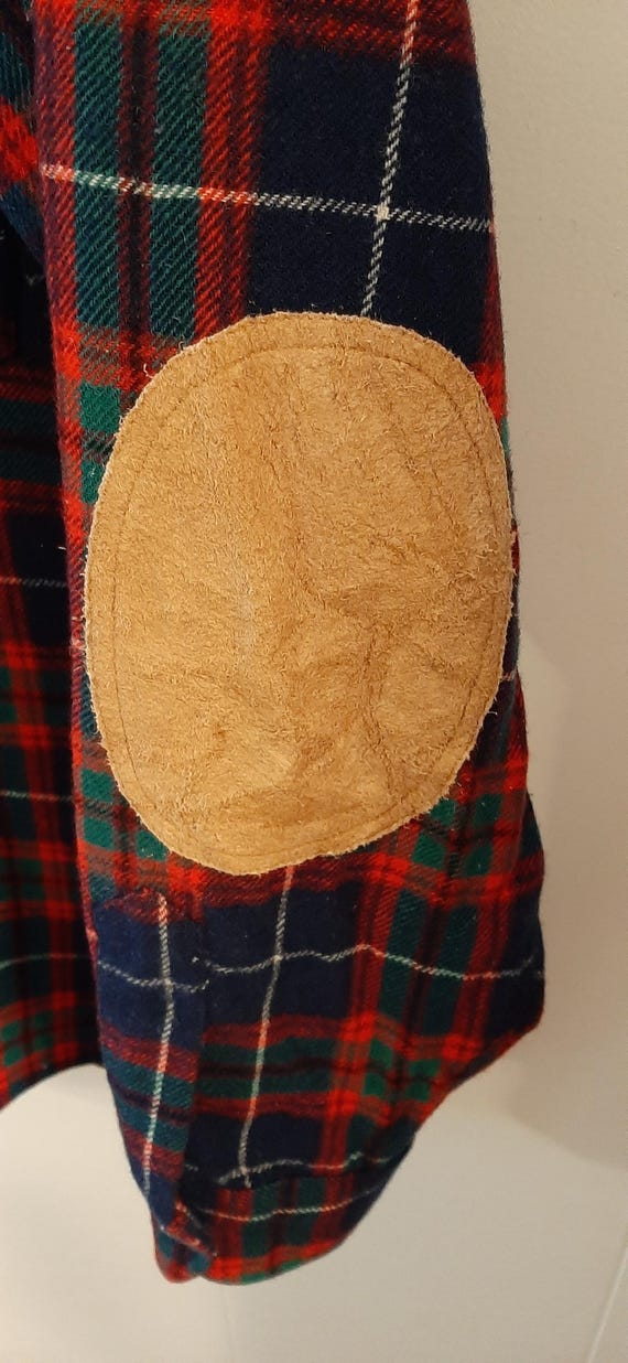 Vintage Pendleton Lobo Elbow Patch Wool Shirt - image 8