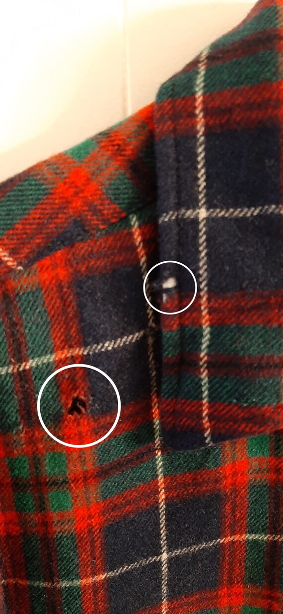 Vintage Pendleton Lobo Elbow Patch Wool Shirt - image 2