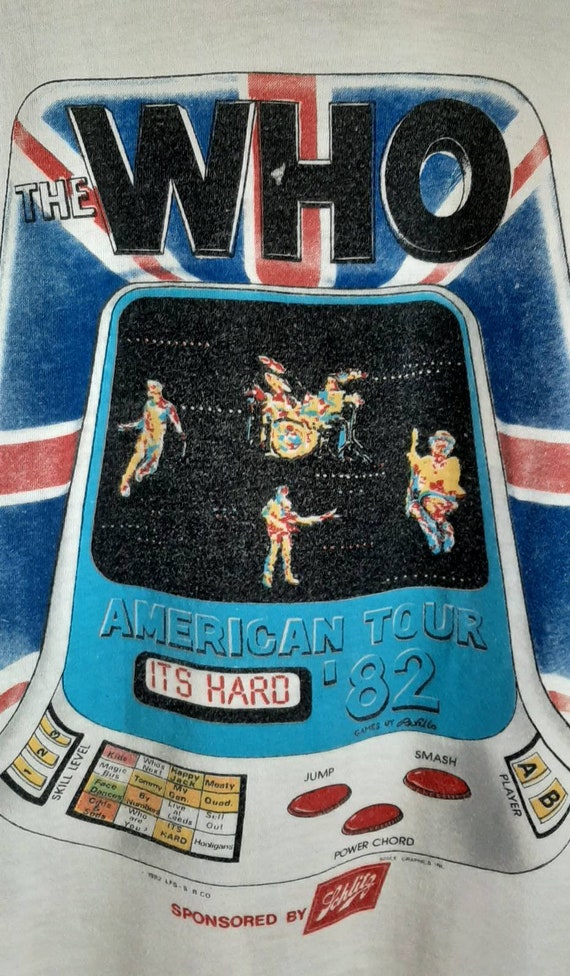 Vintage The Who 1982 Tour T Shirt - image 9