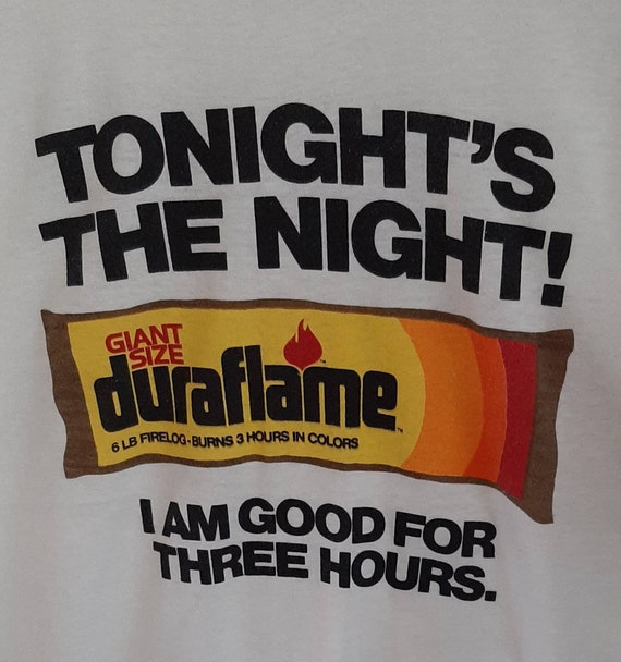 Vintage Duraflame Tonight's the Night T Shirt - Etsy