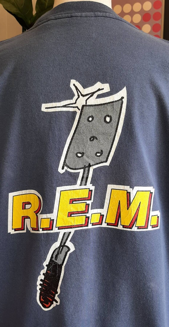 Vintage REM BBQ Boy T Shirt, Monster album - image 4