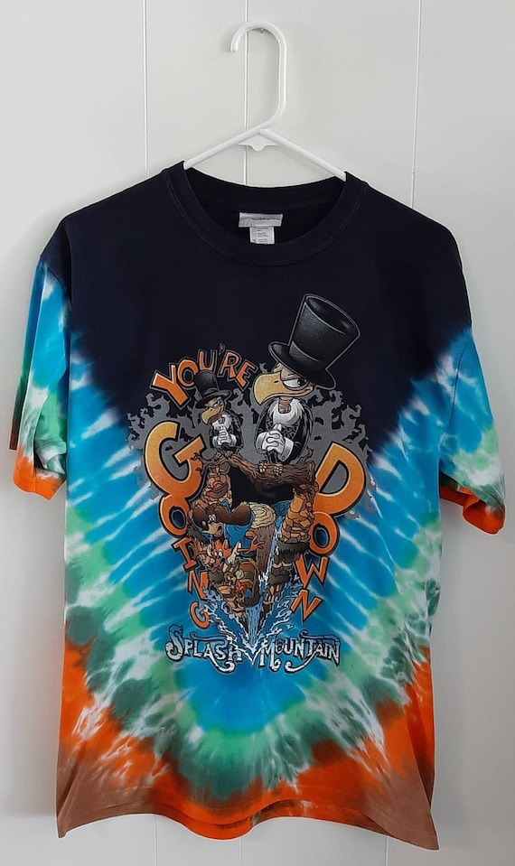 Vintage Splash Mountain Tie-Dye Disney Shirt