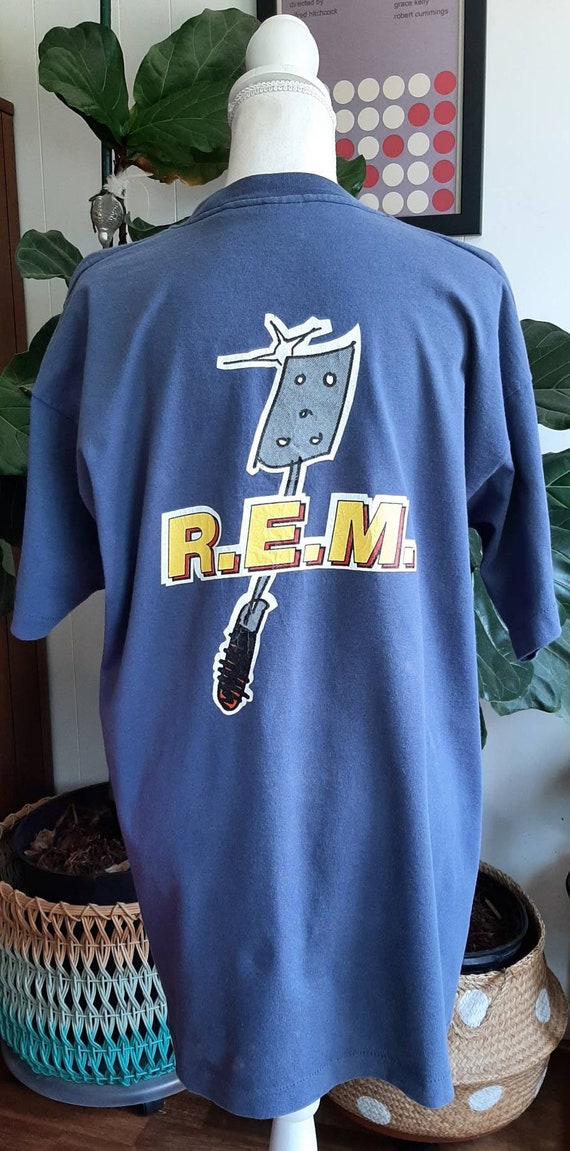 Vintage REM BBQ Boy T Shirt, Monster album - image 3