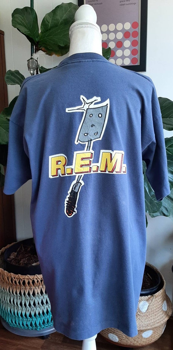 Vintage REM BBQ Boy T Shirt, Monster album - Gem