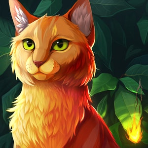 Firestar Warrior cats “Fire alone will save our clan” - Digital download