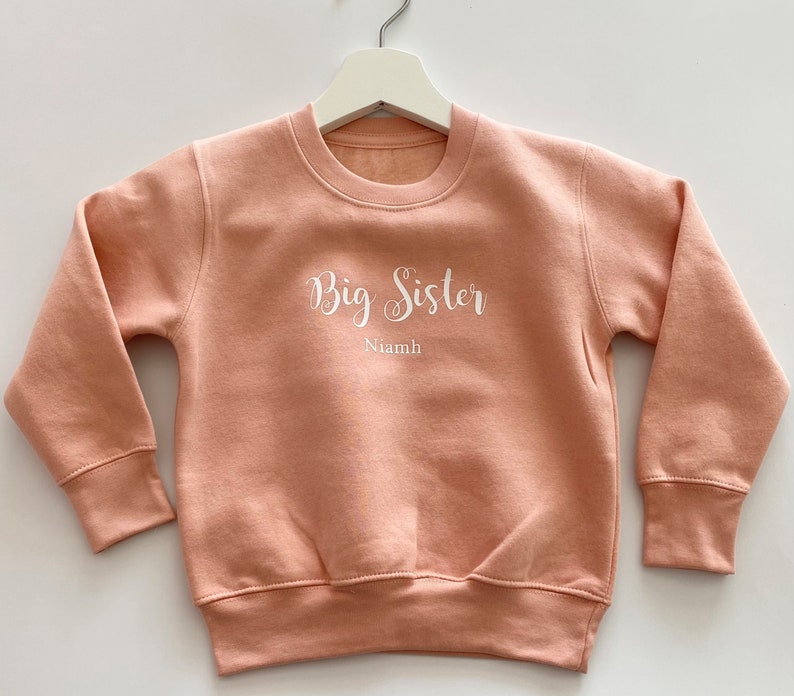 Maglione Sorella Matching Autunno Inverno - Big Sister E Little Sister - 95% Cotone, Morbido E Comodo