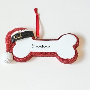 Personalised Dog Christmas Tree Decoration - Ceramic Dog Christmas Gift